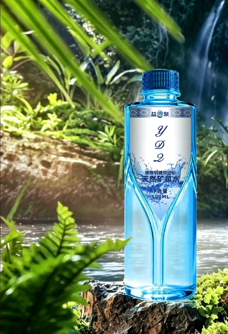 YIDIQUAN bottle at a forest spring